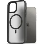 AlzaGuard Matte Case Compatible with MagSafe pro iPhone 12 / 12 Pro černý