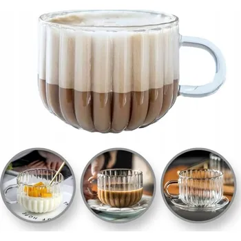 Sklenice na kávu a čaj Ecarla 450 ml 1 ks