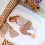 Milkie Alice český těhotenský a kojicí polštář - Ivory mušelín