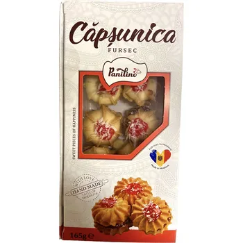 Sušenky jahodové 165g Panilino