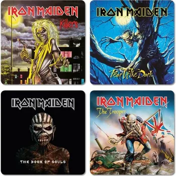Iron Maiden: Album Cover - tácky pod sklenice