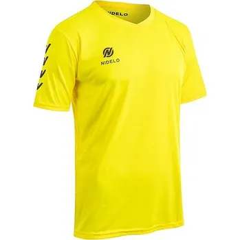 cyklistický dres Nidelo Player shirt S/S Nantes žlutý 10 y