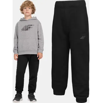 4F ČERNÉ CHLAPECKÉ TEPLÁKY S KAPSY 122