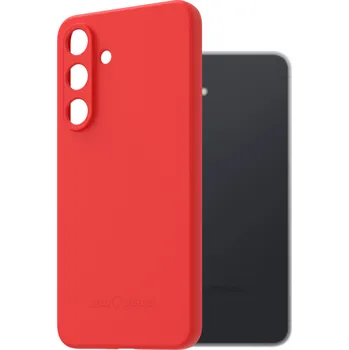 Pouzdro na mobilní telefon AlzaGuard Matte TPU Case pro Samsung Galaxy S25 FE červený