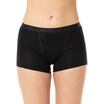 Kalhotky Ecomodi Menstruační kalhotky černé, nohavičkové, sací třída silná XXS