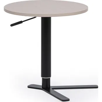 Konferenční stolek Odkládací stolek, výškově stavitelný, 51-77 x 50 cm, dub bílý