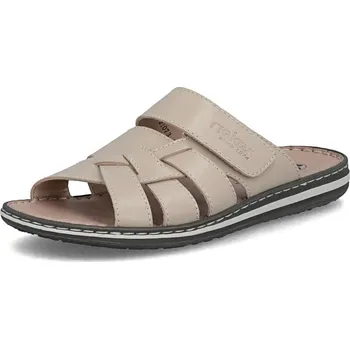 Pánské pantofle Pánské nazouváky RIEKER 21073-60 béžová S6 46