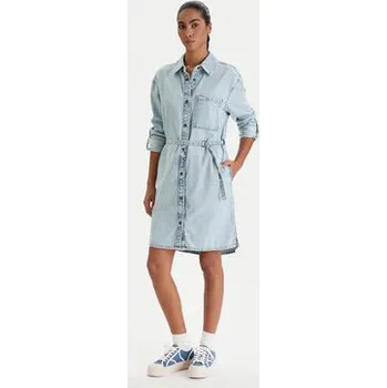 Dámské šaty Guess Jeans Džínové šaty W6RK26 D5M83 Modrá Regular Fit XXL