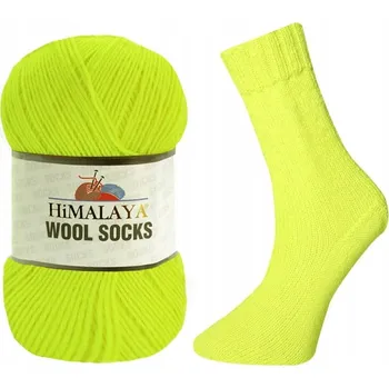 Příze Příze na ponožky Himalaya Wool Socks S-880 / neonově žlutá
