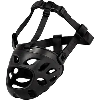 Náhubek pro psa Nuxie 3555 Flexibilní psí náhubek vel. S, černý