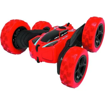 RC model auta Mamido RC Kaskadérské Auto na dálkové ovládání s vodní párou 360° otočky, červené