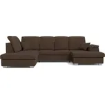 Rohová sedací souprava Amsterdam P hnědá Viton 193