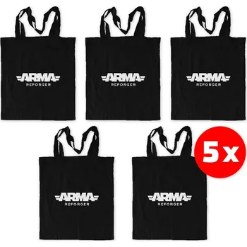 Arma Reforger Eco - Friendly Shopping Bag Black 5 ks - taška