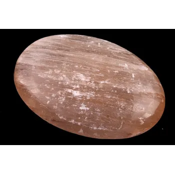 Přírodní kámen Kabošon Orange Selenite č.8472 (36x25x6mm)