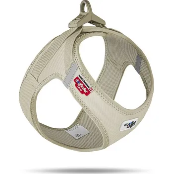 Postroj pro psa CURLI Postroj pro psy se sponou Manšestr Tan, 3 XS, 1,5-3 kg