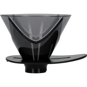 Dripper Hario One Pour Dripper Mugen V60, plastový, černý