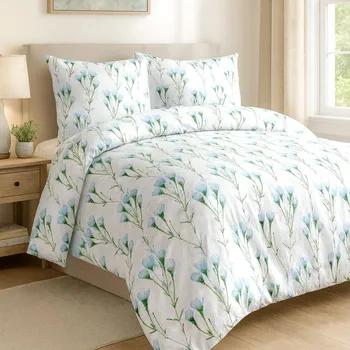 Povlečení BAVLNĚNÉ LOŽNÍ POVLEČENÍ COTTONLOVE 71463/1 160X200 CM, 2KS 70X80 CM VZOROVANÉ