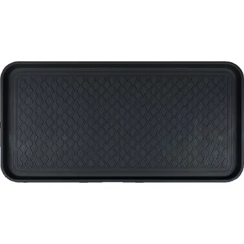 Botník DuraHome Odkapávač na obuv 38 × 76 cm, MULTI CROSS, černý