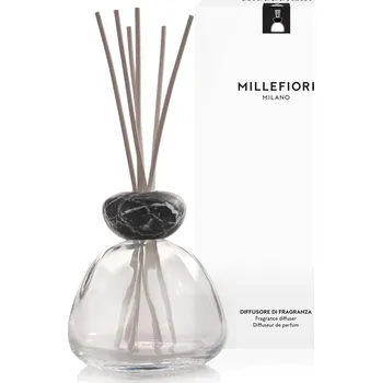 Aroma difuzér MILLEFIORI MILANO Air Design Marble Black čiré sklo 350 ml