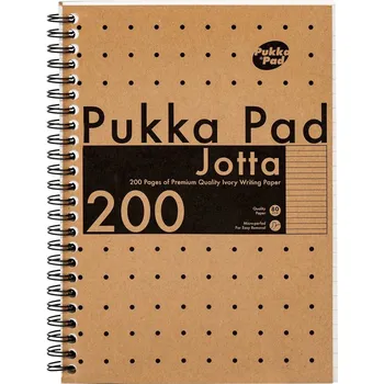 Zápisník PUKKA PAD Jotta Kraft, A4, linkovaný, 100 listů