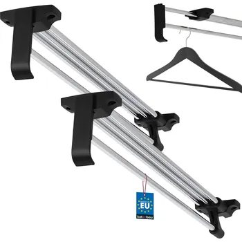 Věšák Výsuvný věšák do skříně 450 mm - 2 ks. - 445 mm