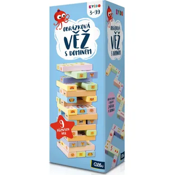 Desková hra Kvído - Obrázková věž s dominem