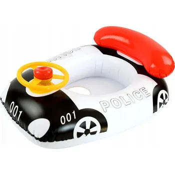 Senzanakupy Nafukovací dětský kruh s volantem, policejní autíčko 66 cm