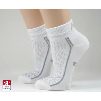 Pánské ponožky Ponožky nízké funkční KS440 42-44 Bílá