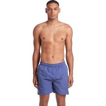 Pánské plavky ARENA Pánské šortky arena Fundamentals Logo R Beach Boxer S MODRÁ