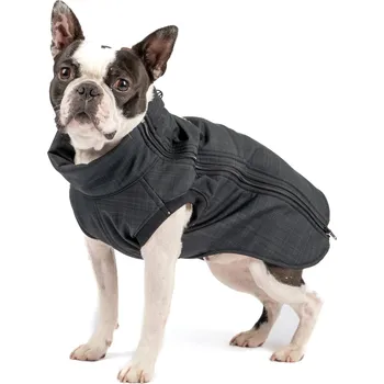 Obleček pro psa Mantys Zimní bunda Panter prodloužená - Bull plemena, L