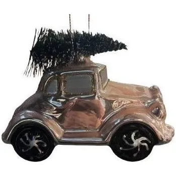 Vánoční dekorace KURT ADLER Vánoční ozdoby - auto se stromečkem