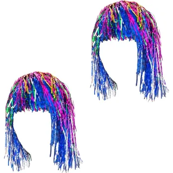 Karnevalová paruka GODAN Paruka foliová barevná, 2 ks