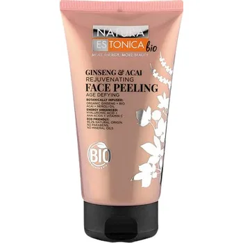 Natura Estonica Ginseng & Acai Rejuvenating Face Peeling, 150 ml Omlazující peeling na obličej s ženšenem a acai