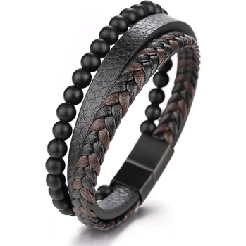 Náramek Predator Q1 Driftstone pánský náramek černý 22 cm