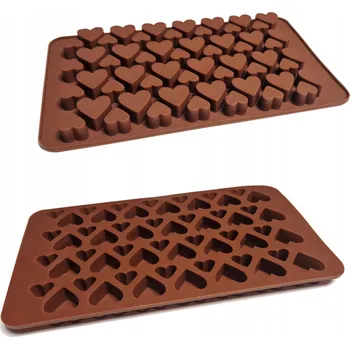 Obraz Silikonová forma na čokoládové pralinky SRDCE