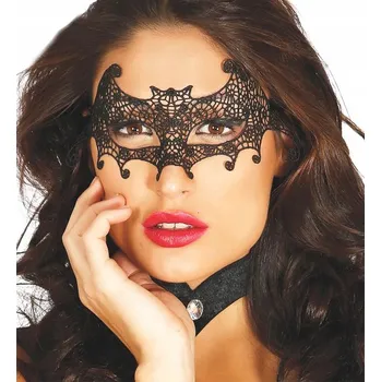 Karnevalová maska Maska na oči (benátská) Guirca Maska látková zombie černá