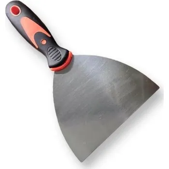 Malířská špachtle Alum Nerezová špachtle s gumovou, ergonomickou rukojetí 5”