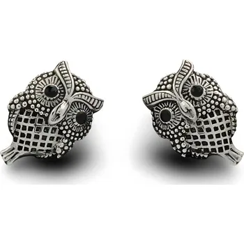 Náušnice Oriental stříbrné náušnice puzety, Sovičky