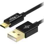 AlzaPower Core USB-A to Micro USB 2m černý