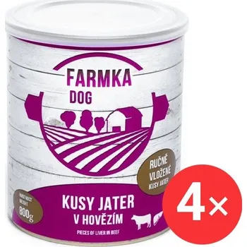 Sokol Falco FARMKA DOG s játry 4 × 800 g