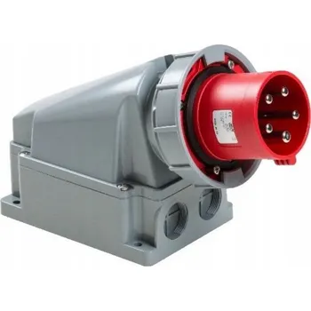 Elektrická zásuvka PCE POWER TWIST ZÁSUVKA SÍŤOVÁ PEVNÁ 63A 5P 400V IP67 535-6