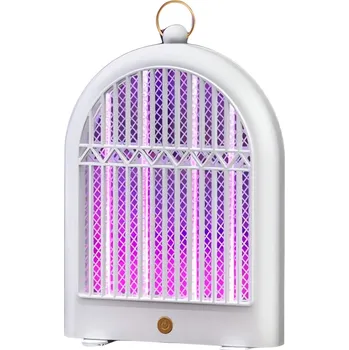 Elektrický lapač Verk 24604 Elektrický lapač hmyzu s UV světlem, závěsný, 2 režimy, USB, bílý