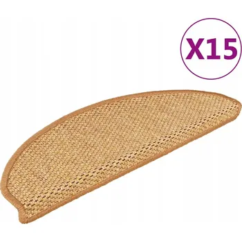 Nášlap na schod Univerzální schodové Podložky VidaXL , délka 65 cm, tloušťka 1 mm