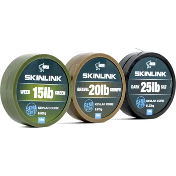 Nash SkinLink Semi-Stiff 35lb 10m Dark Silt