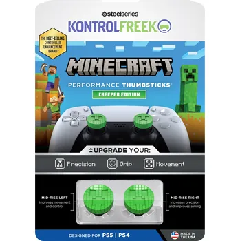 Gamepad KontrolFreek Minecraft Creeper Kit - PS5/PS4