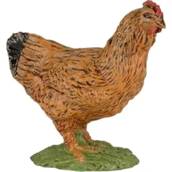 Figurka PAPO Slepice, hnědá