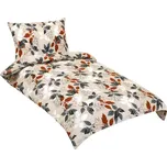 BELLATEX Povlečení krep 80 / 807 podzimní listy 140 × 220, 70 × 90