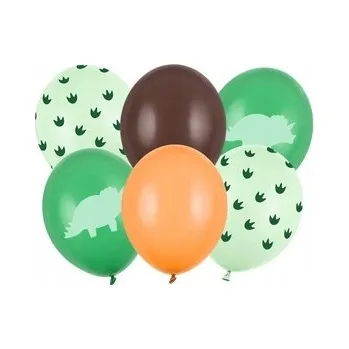 Balónek Latexové balónky dinosaurus 30 cm 6 kusů