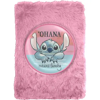 Zápisník Zápisník A5 Kids Euroswan Lilo a Stitch, růžový