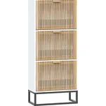 Botník VidaXL 52 x 120 x 25 cm bílá